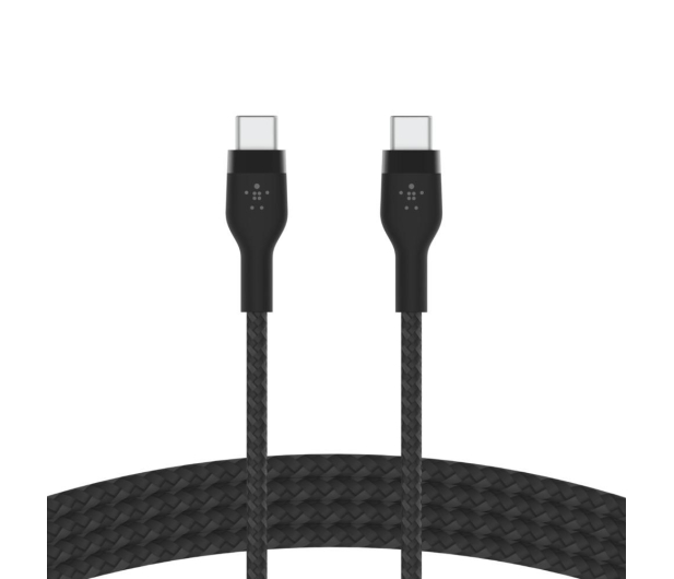 Belkin USB-C - USB-C 2.0 Braided Silicone 2m Black - 733190 - zdjęcie 2